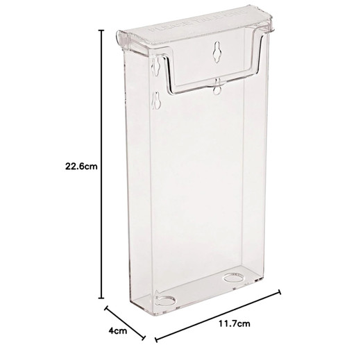 Taymar Clear Outdoor Brochure Holders with Lid, product shown on a white background, gallery image 12 of 17