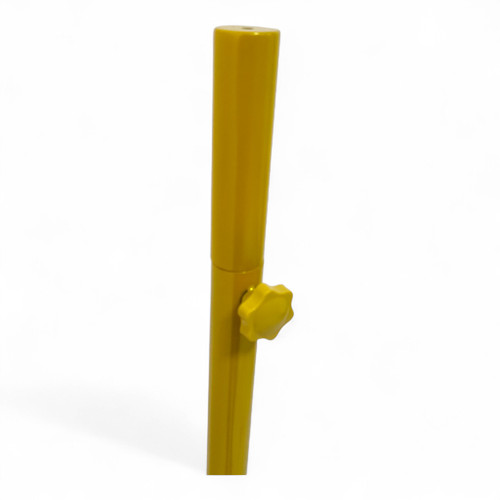 Golden Circular Clothes Rail Stand 360° Adjustable Height Retail Display Rack