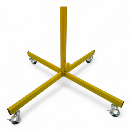 Golden Circular Clothes Rail Stand 360° Adjustable Height Retail Display Rack