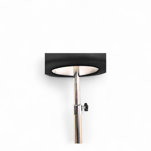 Male Display Bust Tailors Dummy –Adjustable Height, Cream Torso with Chrome Base