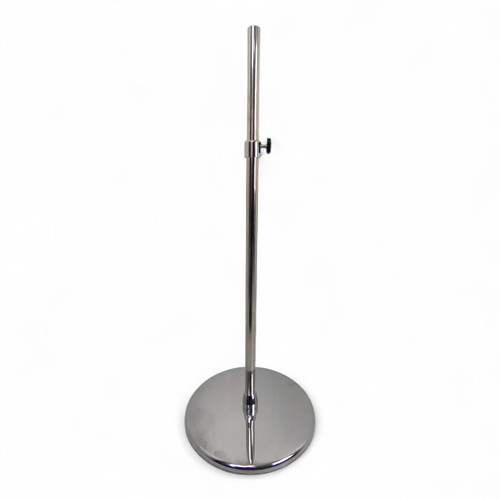 Male Display Bust Tailors Dummy –Adjustable Height, Cream Torso with Chrome Base