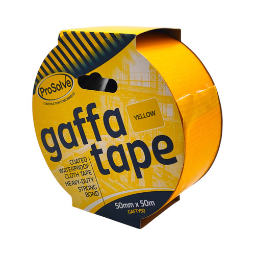 50mm x 50m Gaffer Cloth Waterproof Tape, product shown on a white background, standard product photograph