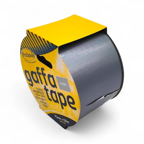 75mm x 50m Gaffer Cloth Waterproof Tape, product shown on a white background