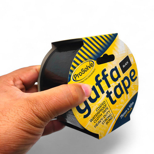 75mm x 50m Gaffer Cloth Waterproof Tape – Heavy-Duty Multipurpose Adhesive Roll