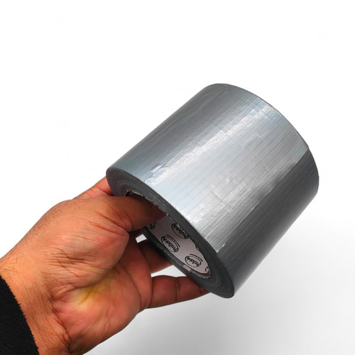 100mm x 50m Gaffer Cloth Waterproof Tape, product shown against a coloured background, evenly lit product image
