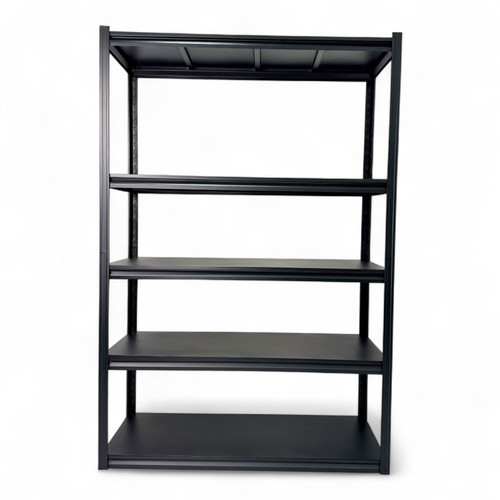 Heavy-Duty Boltless Steel Shelving Unit, Powder-Coated, Adjustable 5-Tier Rack