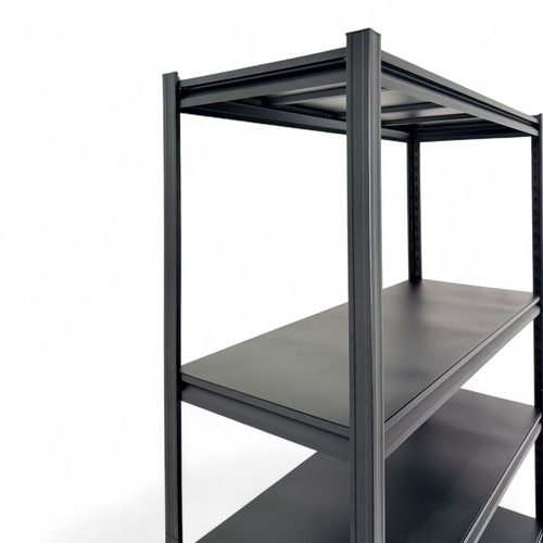 Heavy-Duty Boltless Steel Shelving Unit, Powder-Coated, Adjustable 5-Tier Rack
