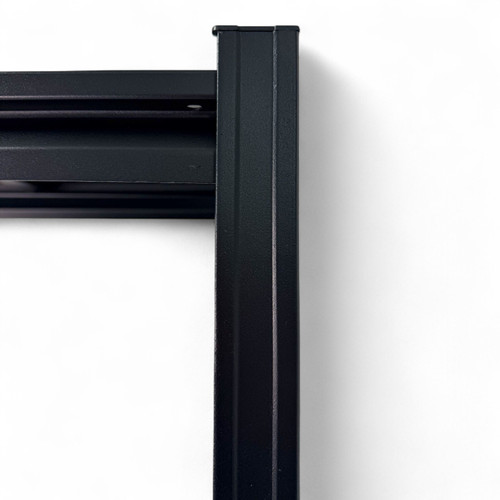 Heavy-Duty Boltless Steel Shelving Unit, Powder-Coated, Adjustable 5-Tier Rack, close product view on a white background, close product photograph