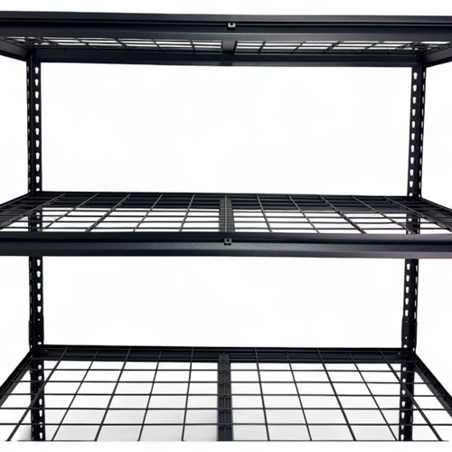 Heavy-Duty Wire Metal Shelving Unit, Adjustable 5-Tier Storage Rack, product shown against a coloured background, evenly lit product image