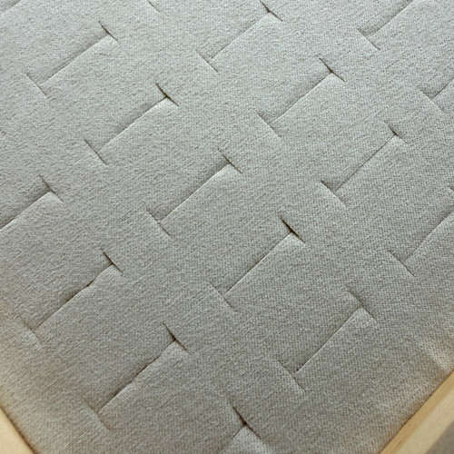 Jewelry Drawer Organizer 100-Grid Beige Bamboo Velvet Insert 35×24×3cm