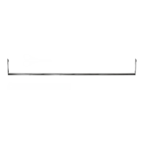 Twin Slot Back Bar Chrome Steel – 600mm/1000mm Retail Display Support