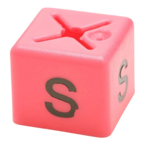 Pack of 50 Clothing Hanger Size Cubes, dimension guide on a white background, tight, centred square layout