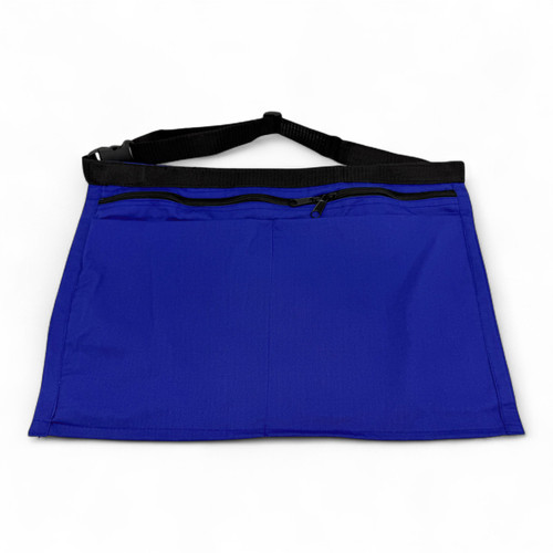 Market Stall Money Belt Waist Pouch – 4 Pockets, Adjustable Strap, Navy Blue