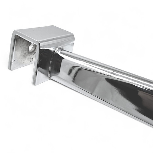 40cm Heavy Duty Chrome Straight Ball-End Arm for 25mm Market Stall Frames