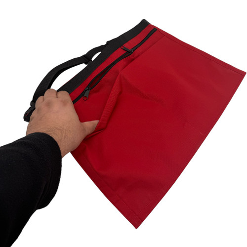 Market Stall Money Belt Waist Pouch, product shown against a coloured background, balanced, centred square layout