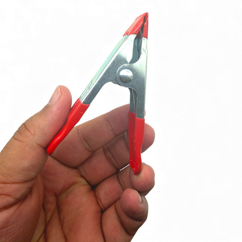 Pack of 4 Large Metal Spring Clamps for Market Stalls – 4" & 6" Strong Grip Clips