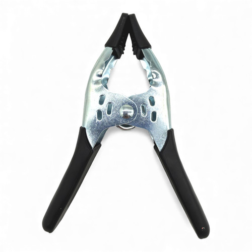 Pack of 4-6" Extra Heavy Duty Black Metal Spring Clamp –Tarpaulin & Utility Clip