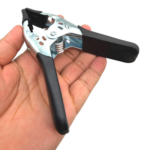 Pack of 4-6" Extra Heavy Duty Black Metal Spring Clamp –Tarpaulin & Utility Clip