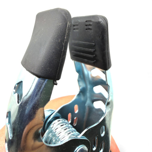 Pack of 4-6" Extra Heavy Duty Black Metal Spring Clamp –Tarpaulin & Utility Clip