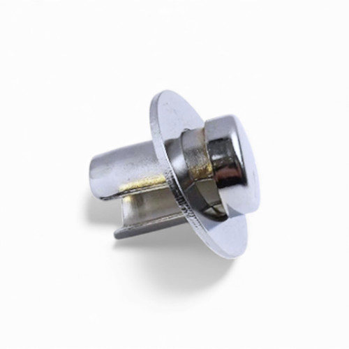 Metal End Cap for 25mm–32mm Chrome Hanging Rail Systems