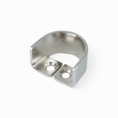 Drop in wall Cup for 25mm–32mm Chrome Hanging Rail Systems