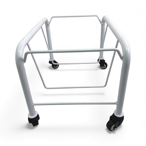 White Shopping Basket Stacker with Wheels for 21L, product shown on a white background, gallery image 10 of 11