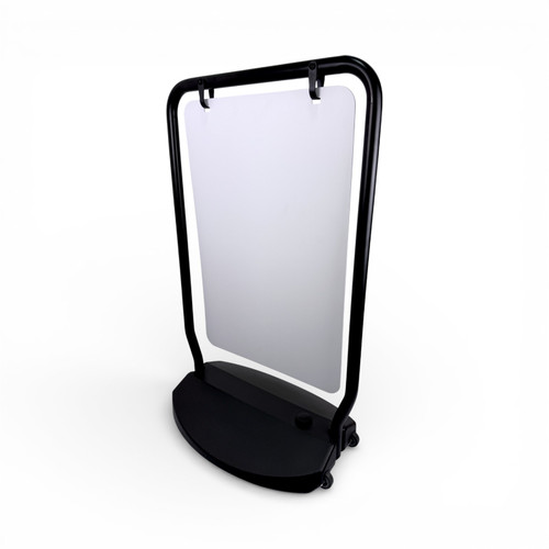 SLS Swinger Panel Pavement Sign–Double Sided Outdoor Waterbase Advertising Board