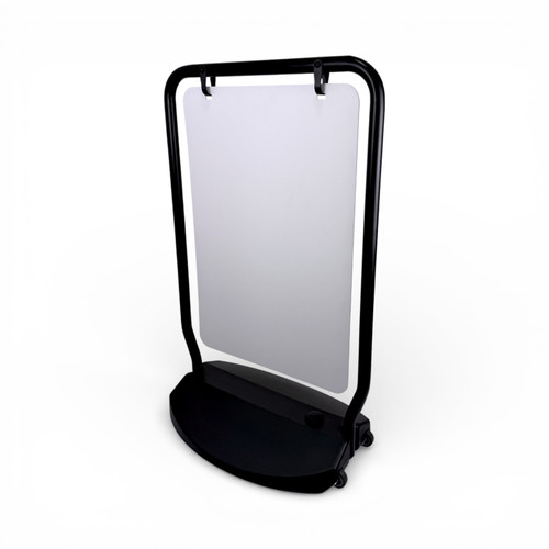 SLS Swinger Panel Pavement Sign–Double Sided Outdoor Waterbase Advertising Board