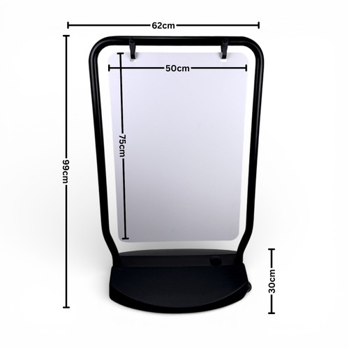 SLS Swinger Panel Pavement Sign–Double Sided Outdoor Waterbase Advertising Board