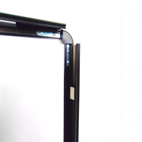 Premium A0 Black Water Based Heavy Duty Weather Resistant Pavement Sign, black sign display against a light background