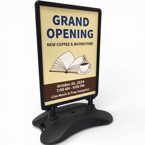 Premium A0 Black Water Based Heavy Duty Weather Resistant Pavement Sign