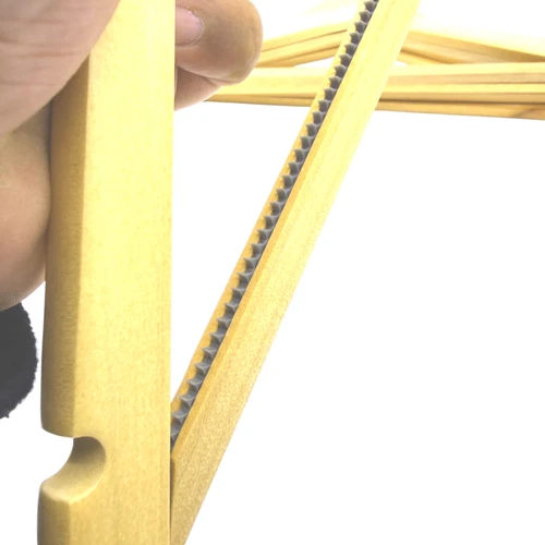 Adult Natural Wooden Suit Hanger Wishbone Clothes Hanger with Non Slip Teeth Bar, product shown against a coloured background