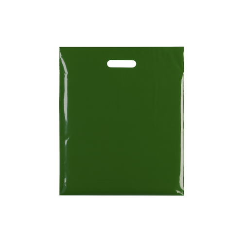 Plastic Plain Harrods Green Carrier Bags–Retail Shopping Bags (4 Sizes)