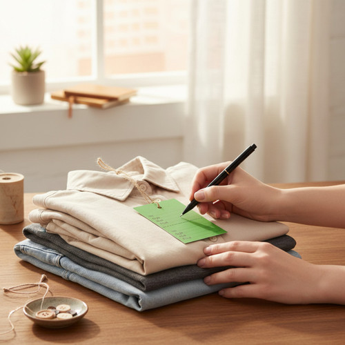 1000 Unstrung Perforated Stock Tickets 41x63mm Green, Swing Tags for Tagging Gun