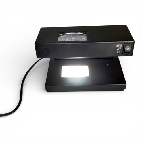 AD-2138 Fake Note Detector Machine with UV, Watermark Detection & Magnifier