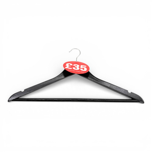 £35 Round Hanger Tickets 100mm Red Sale Tags “Selected Items Only” (Pack of 100), printed product shown on a white background