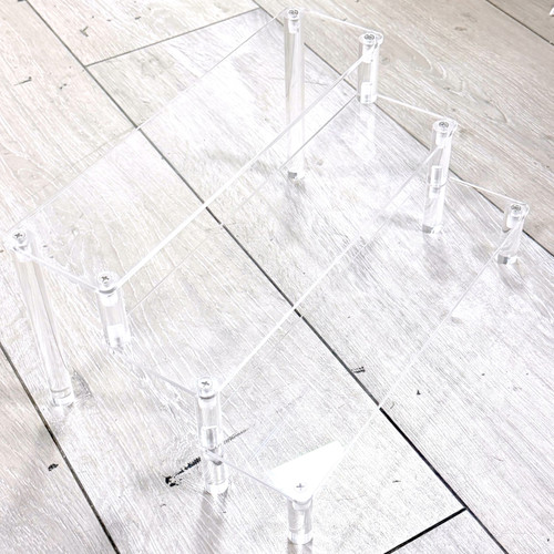 3 Tier Clear Acrylic Display Riser Stand for Jewellery Cosmetics Cupcakes