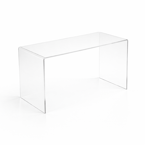 Clear Acrylic Display Bridge Stand 4mm Thick Retail Showcase Riser, gallery image 7 of 9