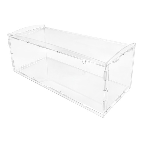 1 Tier Acrylic Bakery Display Case Stand for Cakes Cupcakes Donuts Clear