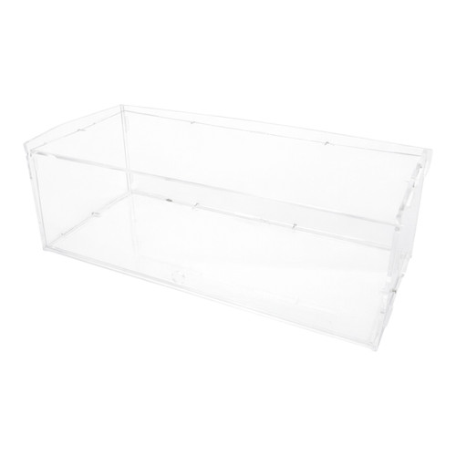 1 Tier Acrylic Bakery Display Case Stand for Cakes Cupcakes Donuts Clear, gallery image 11 of 12