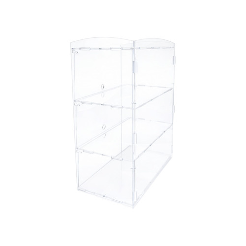 3 Tier Acrylic Bakery Display Case Stand for Cakes Cupcakes Vapes Clear