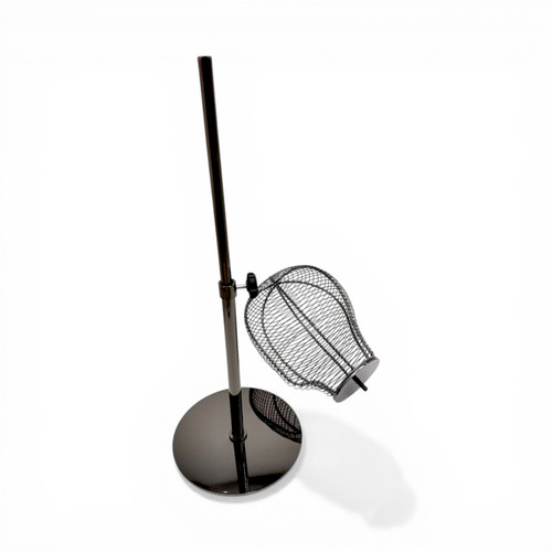 Adjustable Metal Wireframe Mannequin Head Stand Hat Wig Display Copper Black