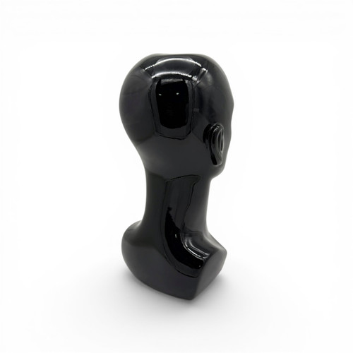 Heavy Duty Male Mannequin Head Black Plastic Hat Wig Display Stand