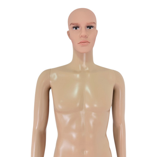 Male Mannequin Full Body Display Dummy with Rotating Head & Movable Arms-M2