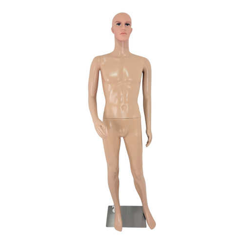 Male Mannequin Full Body Display Dummy with Rotating Head & Movable Arms-M1