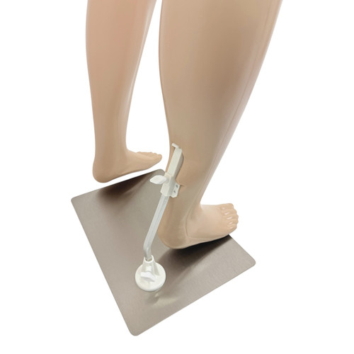 Male Mannequin Full Body Display Dummy with Rotating Head & Movable Arms-M1, full-height product view on a white background, gallery image 7 of 10