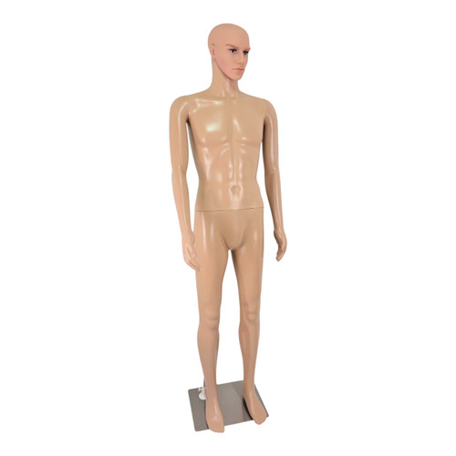 Male Mannequin Full Body Display Dummy with Rotating Head & Movable Arms-M4