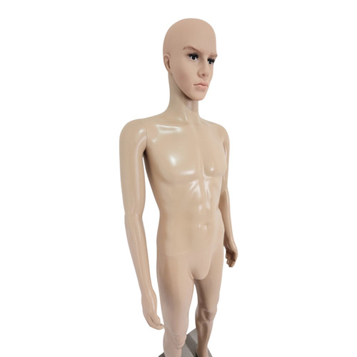 Male Mannequin Full Body Display Dummy with Rotating Head & Movable Arms-M4