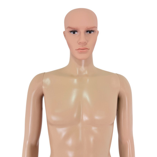 Male Mannequin Full Body Display Dummy with Rotating Head & Movable Arms-M4