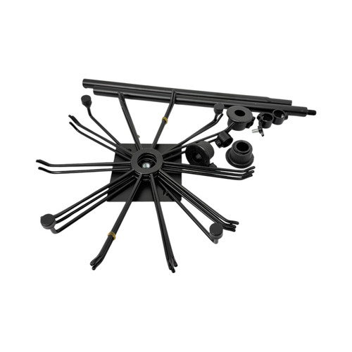 3 Tier Rotating Jewelry Display Stand Metal Necklace Bracelet Holder Rack